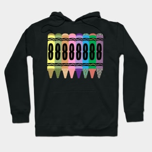 Ocho (8) Pack Crayons Hoodie